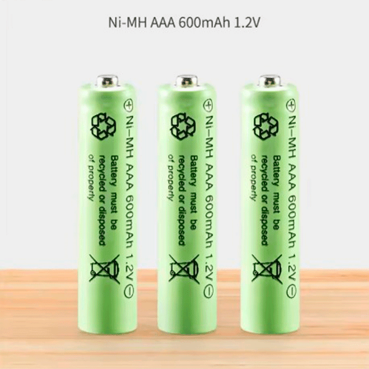 Baterías Recargables AAA Ni-MH 1,2V 700mAh